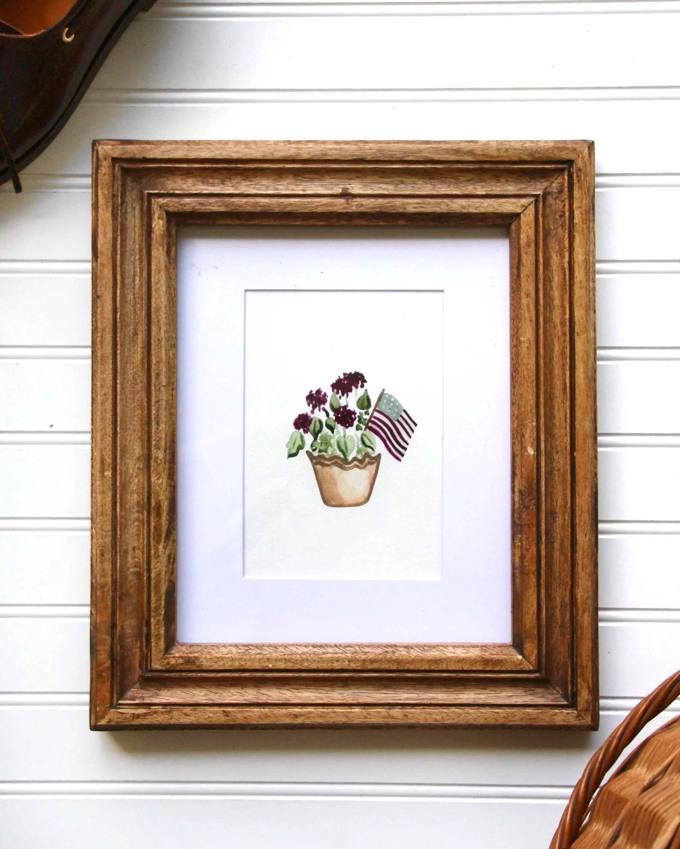 "Red, White & Bloom" Print