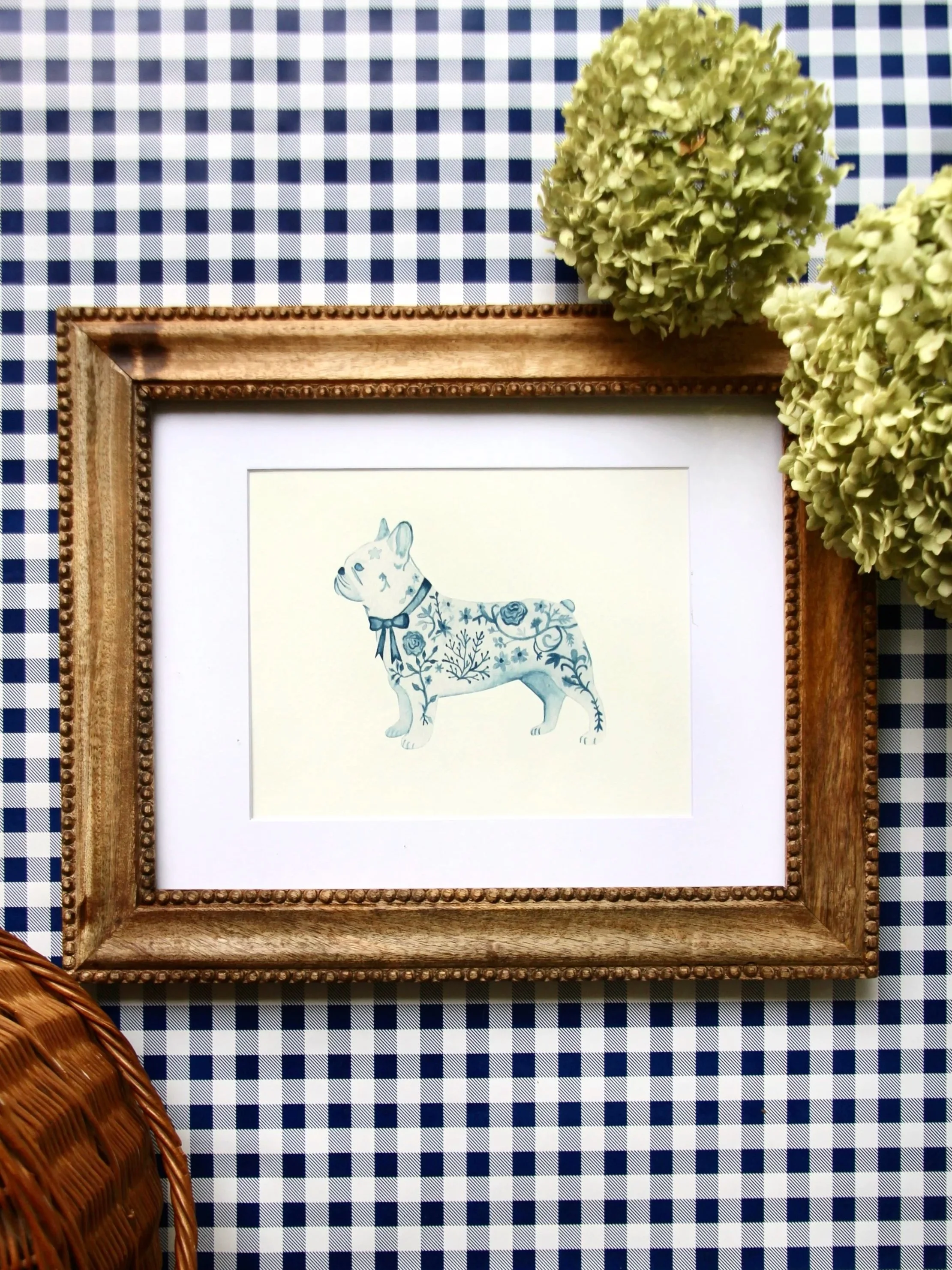 “Porcelain French Bulldog ” Print