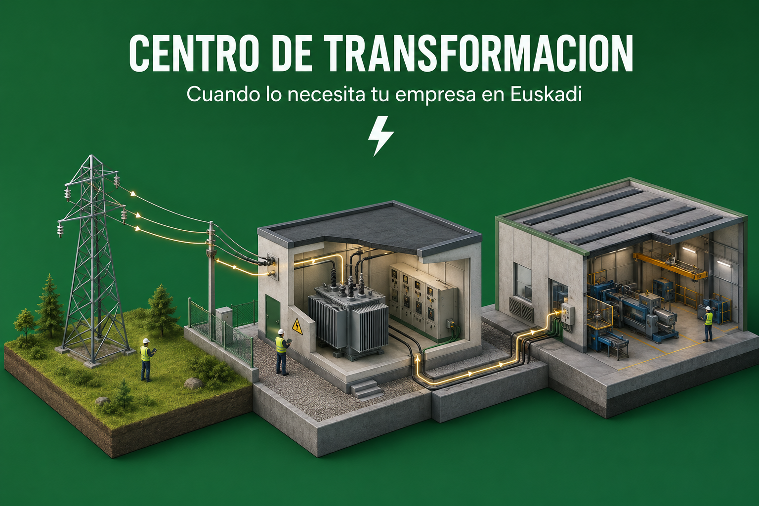 Centro de transformación eléctrico en Euskadi: cuando lo necesita tu empresa y por que no puedes gestionarlo sin ingeniería especializada&nbsp;