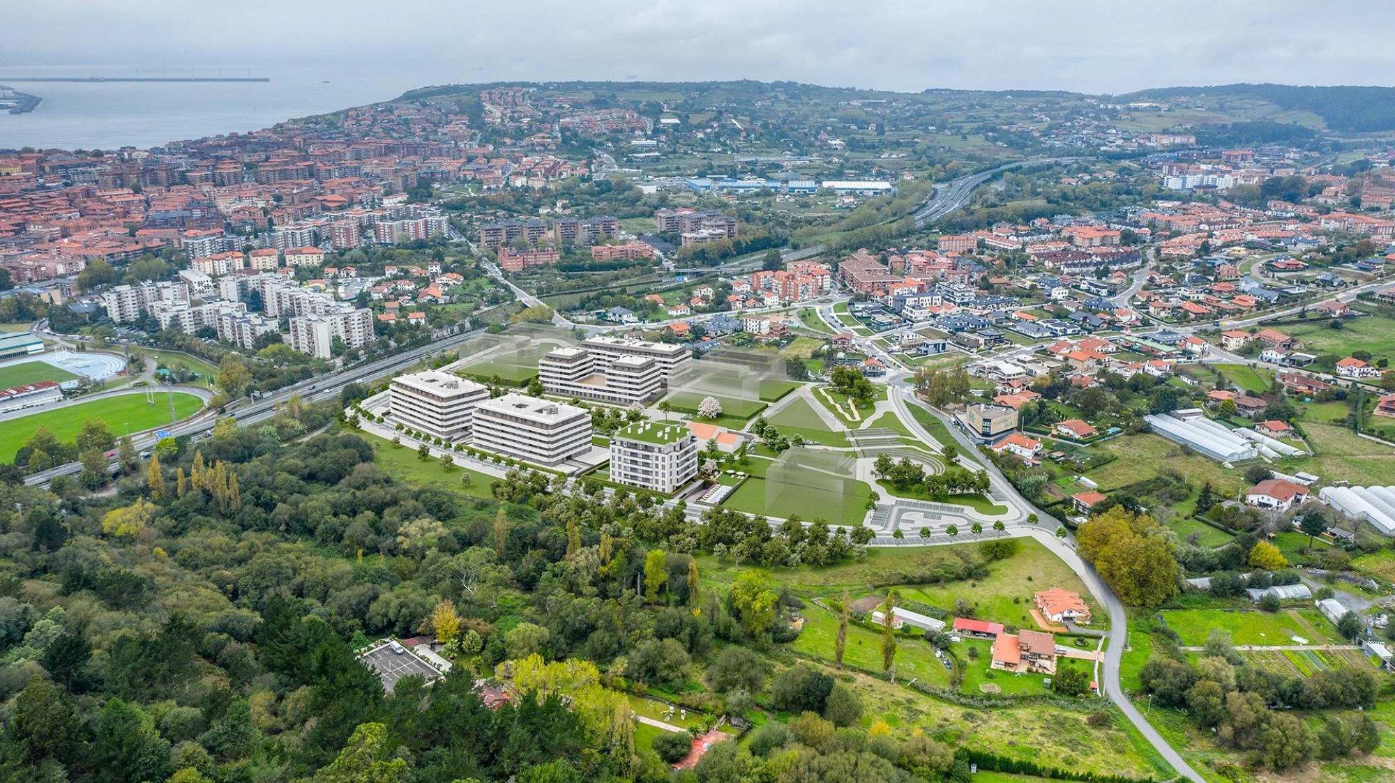 Resultado final VPO Berango Bizkaia — proyecto eléctrico completado Griddex