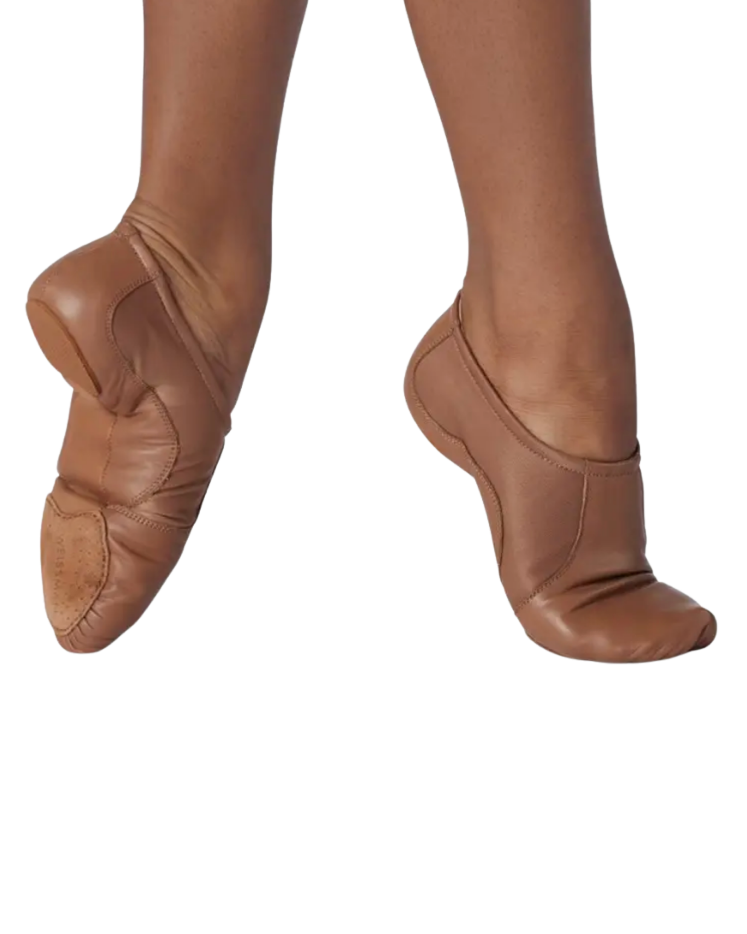 Adult Slip-On Jazz Shoes (Hazelnut)