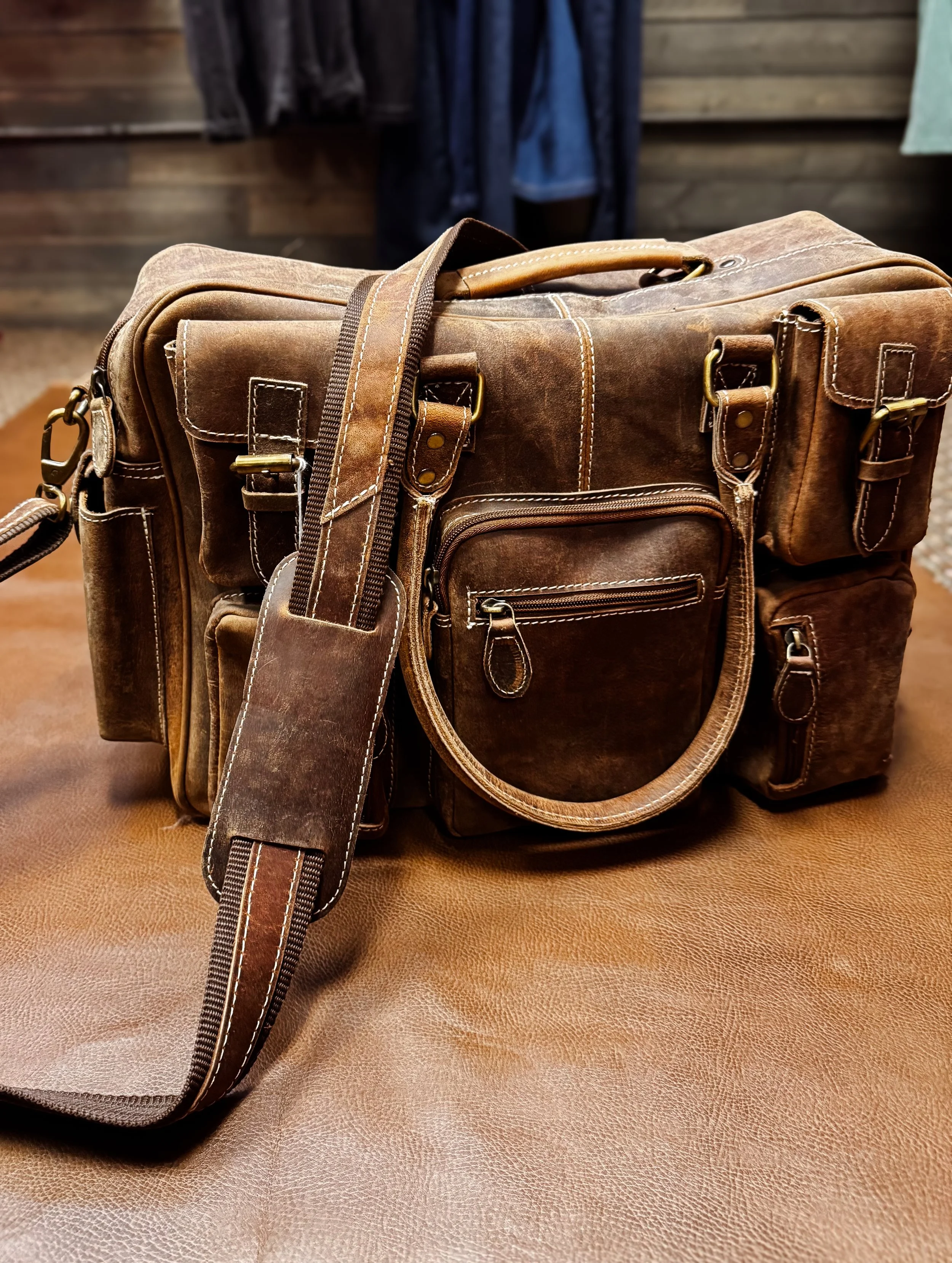Leather Pilot Bag