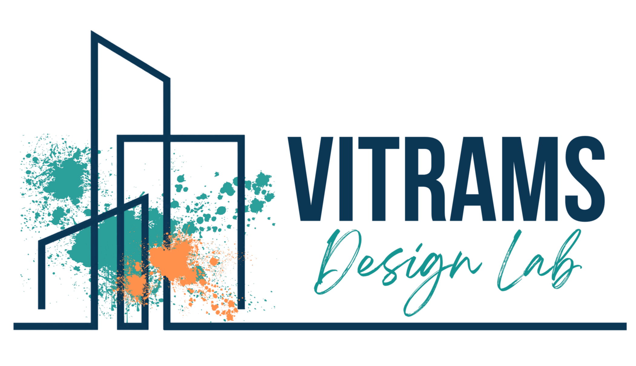 Logo for Vitrams Design Lab featuring an open door with colorful splatters, the words 'Vibrams' and 'Design Lab' in stylized text.