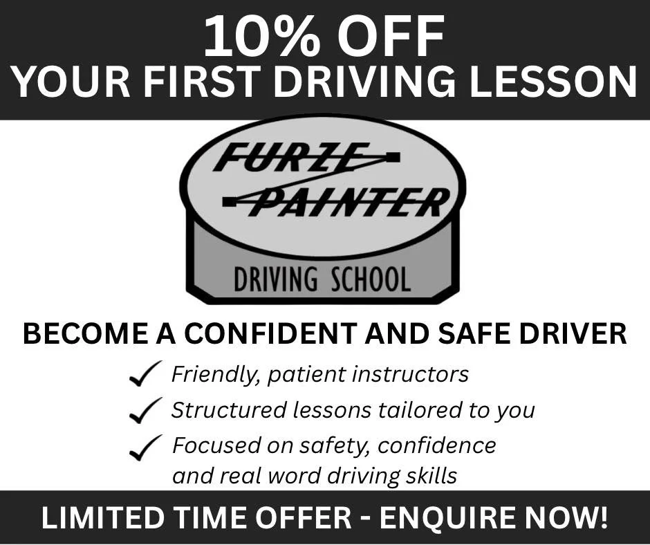 10% Off your first lesson with us. Become a confident and safe driver with Furze-Painter Driving School. Enquire today at www.furzepainter.com
#VisionZero #drivinglessonsplympton #drivinglessonsplymouth #safedrivingforlife #safedriving #drivinglesson