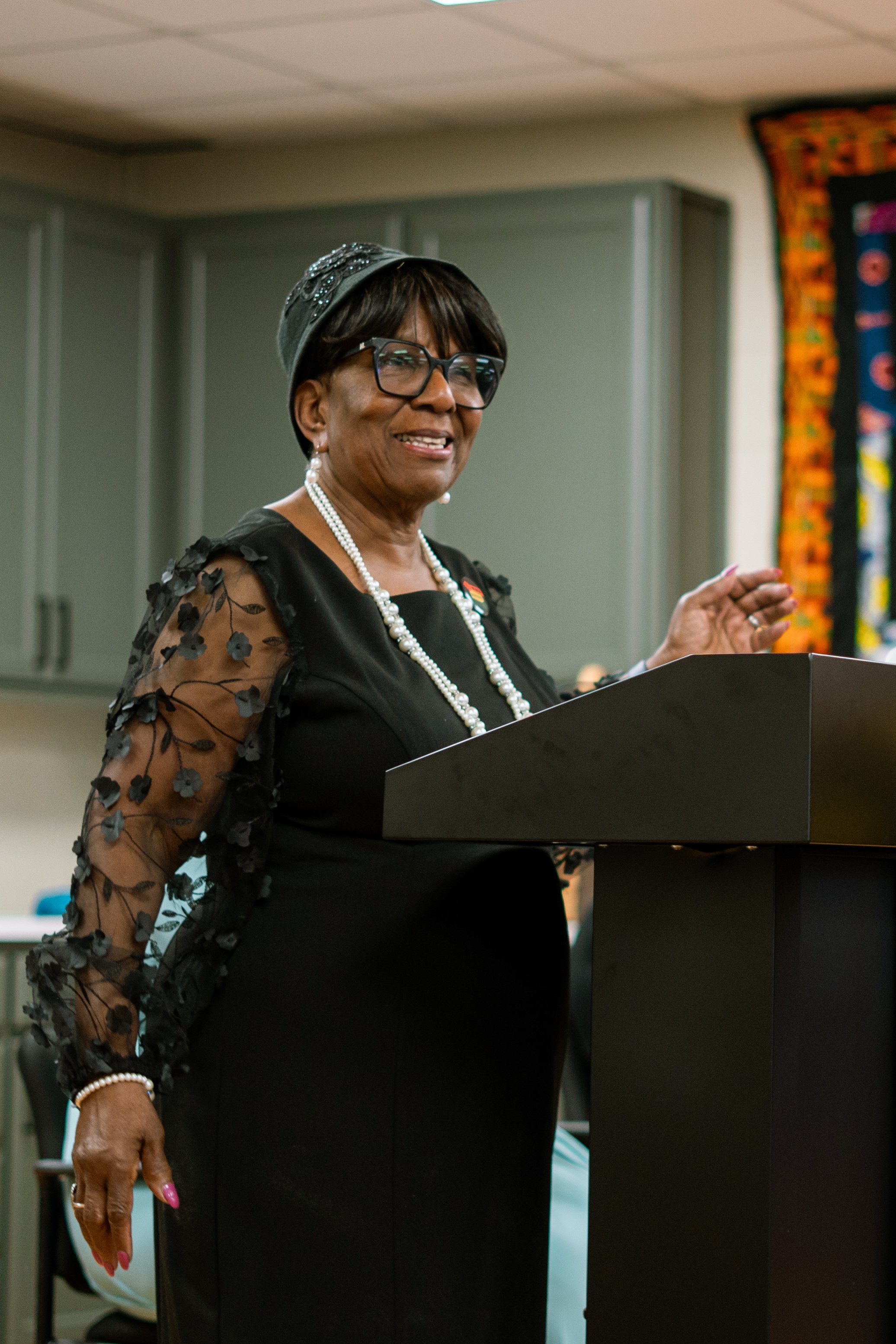 Paulette Taylor at the opening of