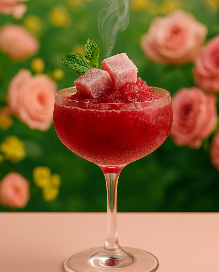 The Smoky Rose Turkish Delight Cocktail: A Mezcal Reina x Özerlat Collaboration