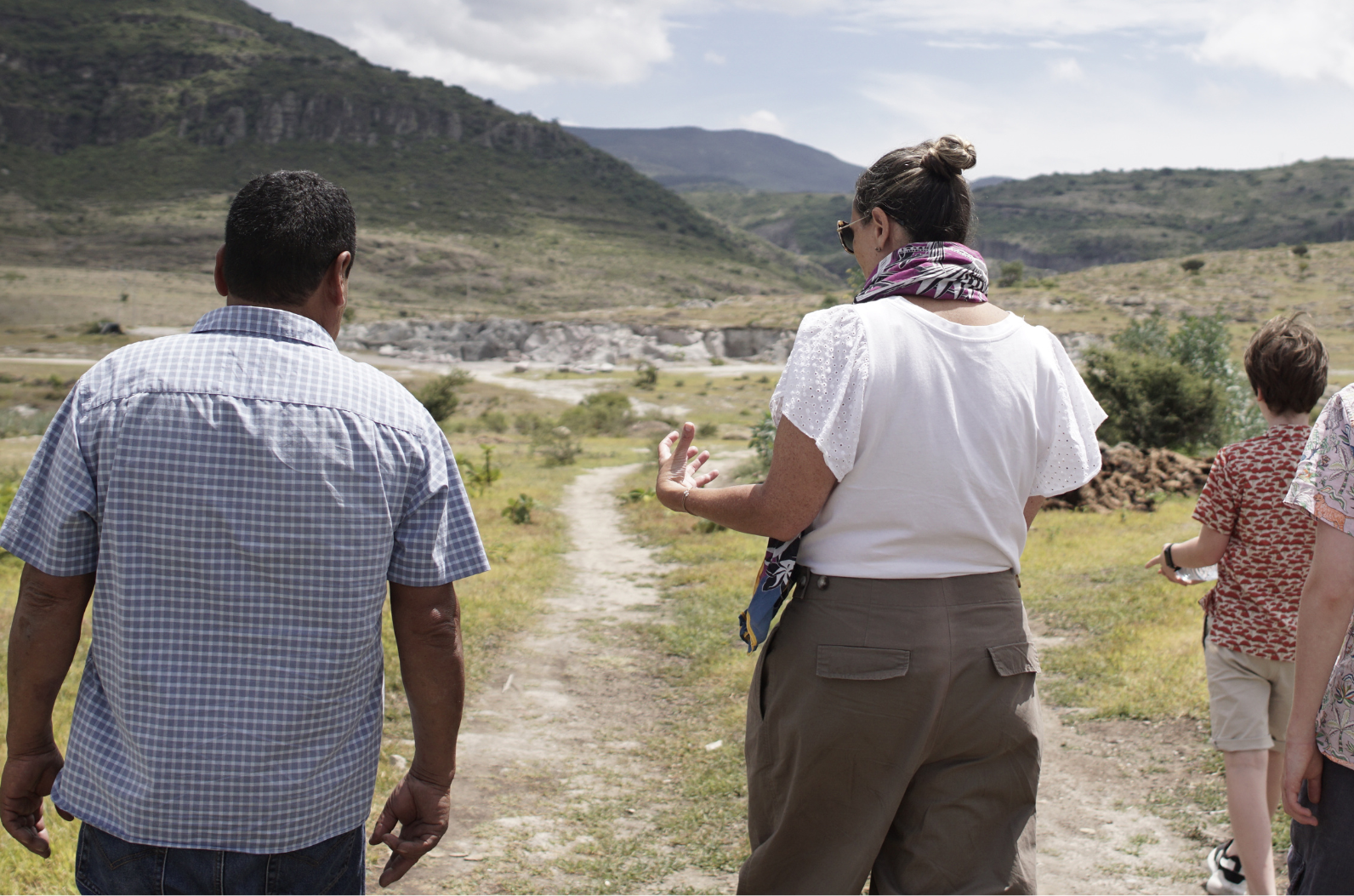 Founder walking in Mexico