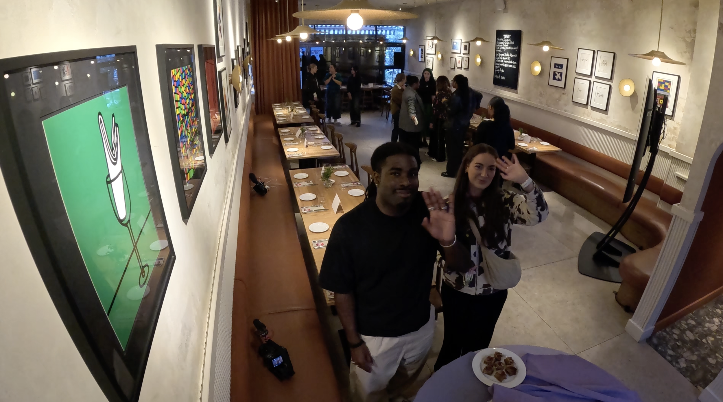 Ravneet Gil Chop House - Filming for a website interview with Rav Gill + an event at their restaurant for the premiere of the show