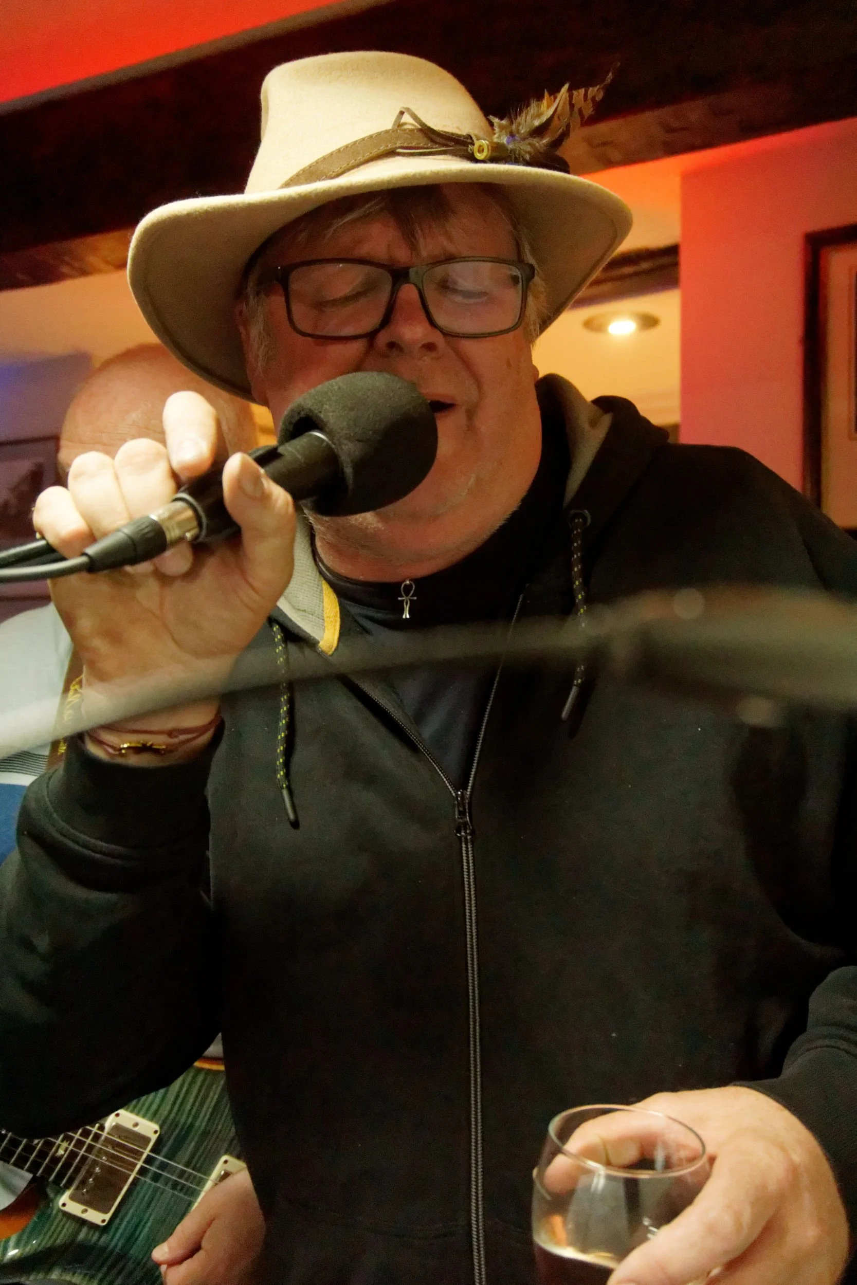 Singer Andy Powell, at the Old George pub, Stony Stratford.