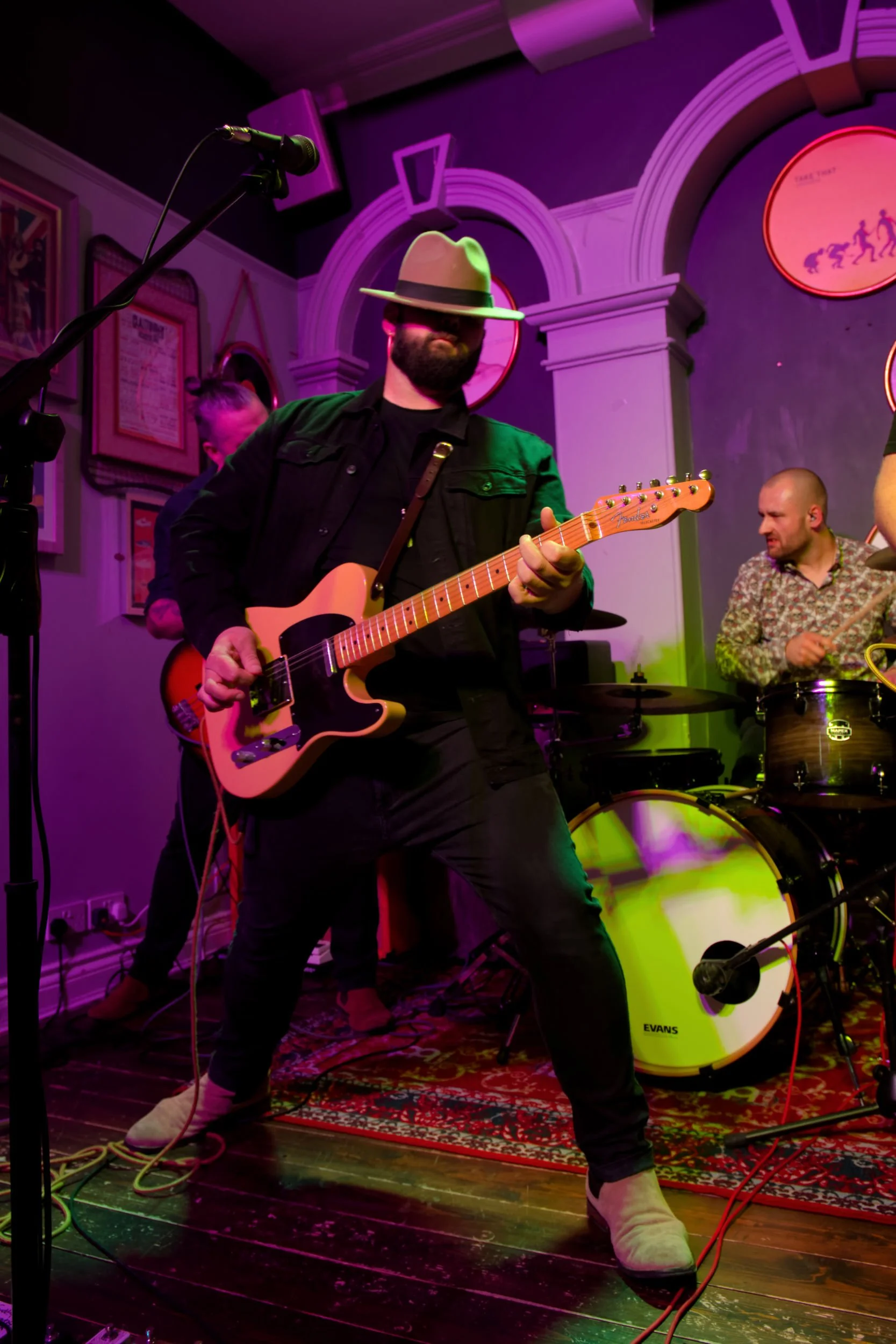 The Rambling Preachers band, at the Crown pub, Stony Stratford.
