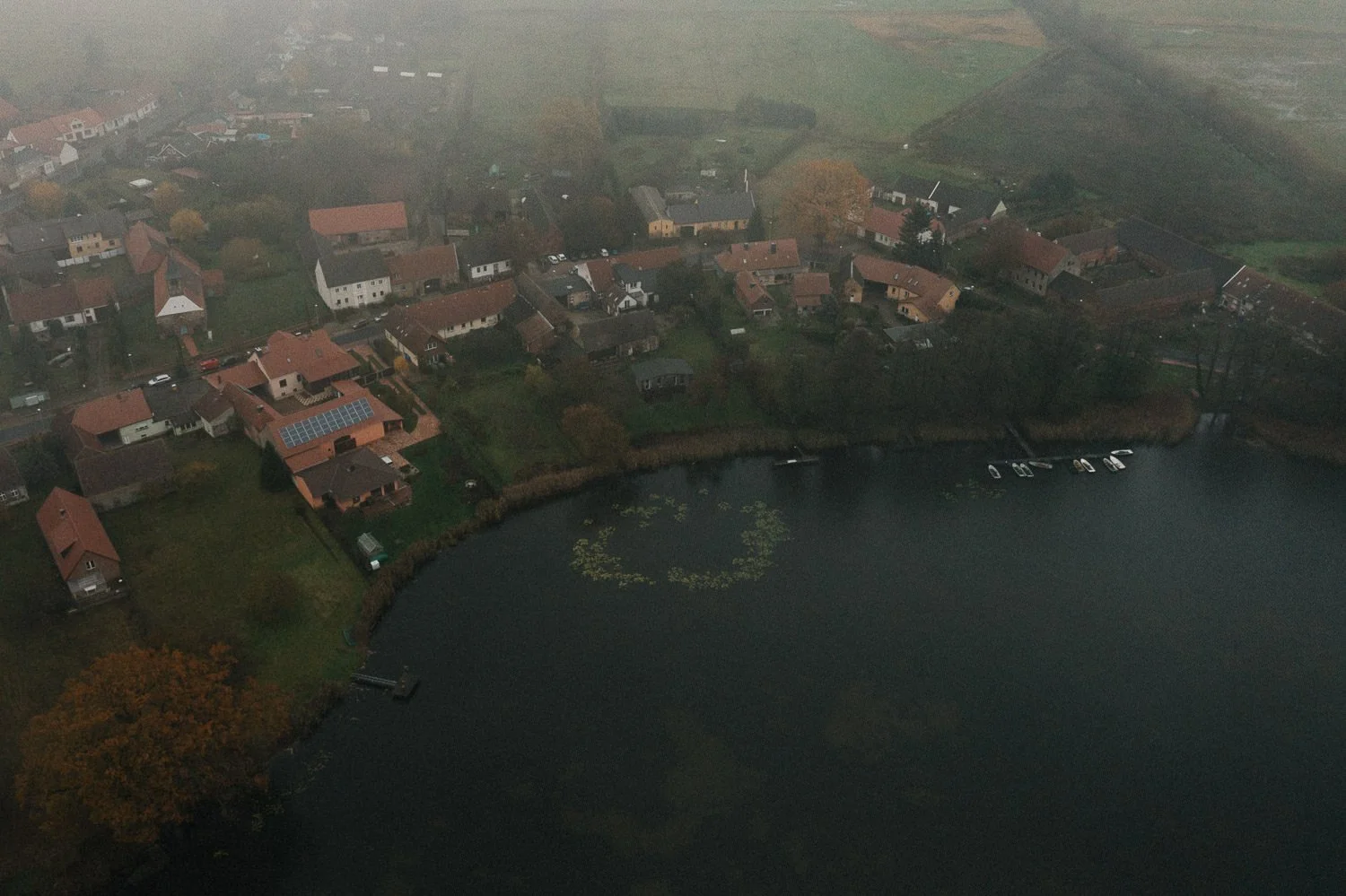 Drohnenfoto Haus am Bauernsee Dobbrikow