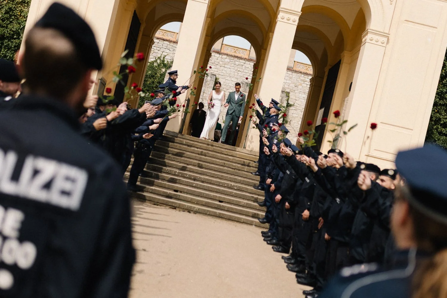 Auszug Brautpaar Maurisches Kabinett Potsdam