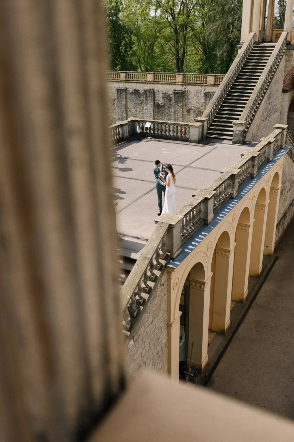 Brautpaar in Belvedere Pfingstberg Potsdam