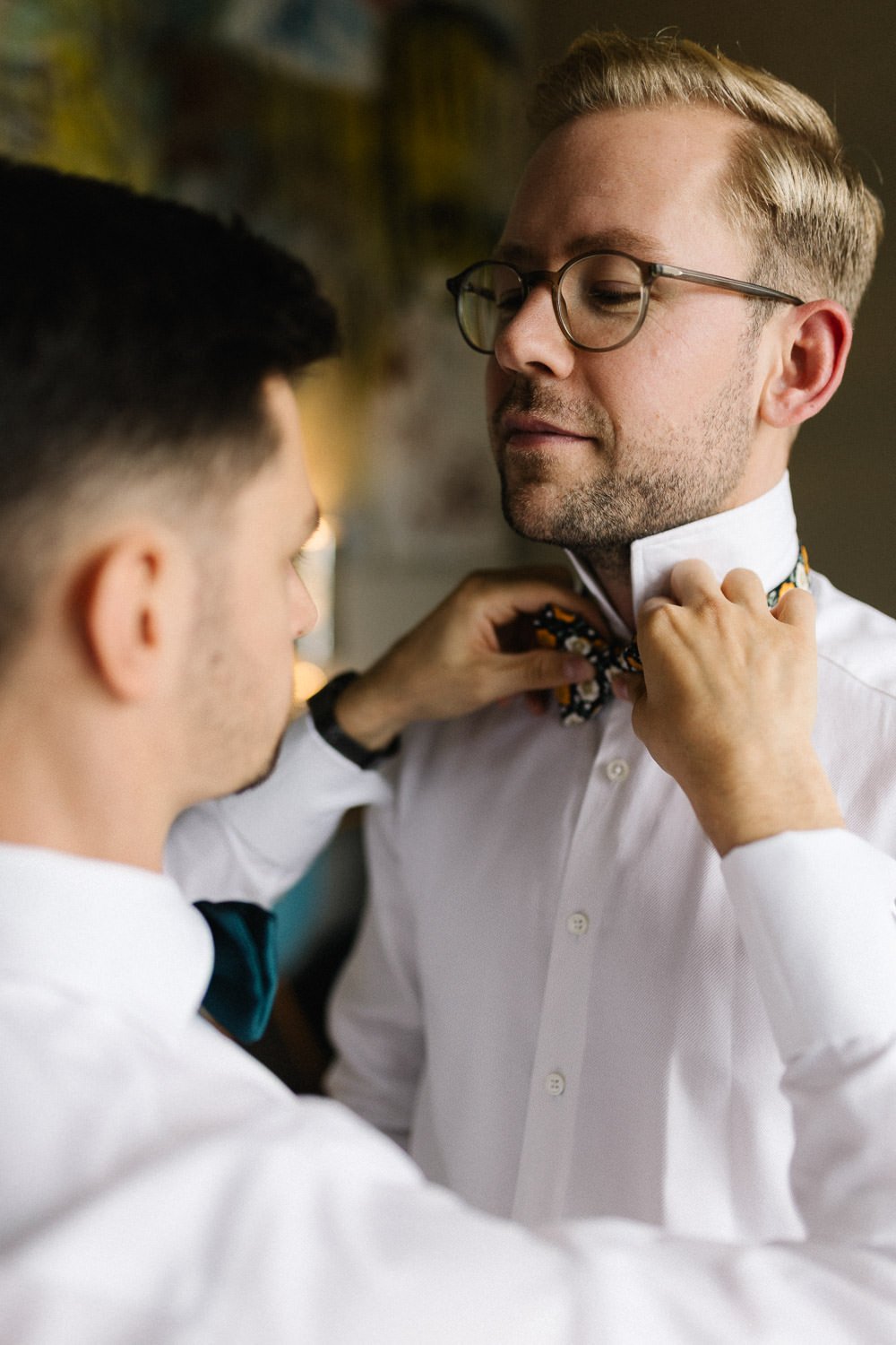 LGBTQ Couple Getting Ready, Villa Blumenfisch Berlin