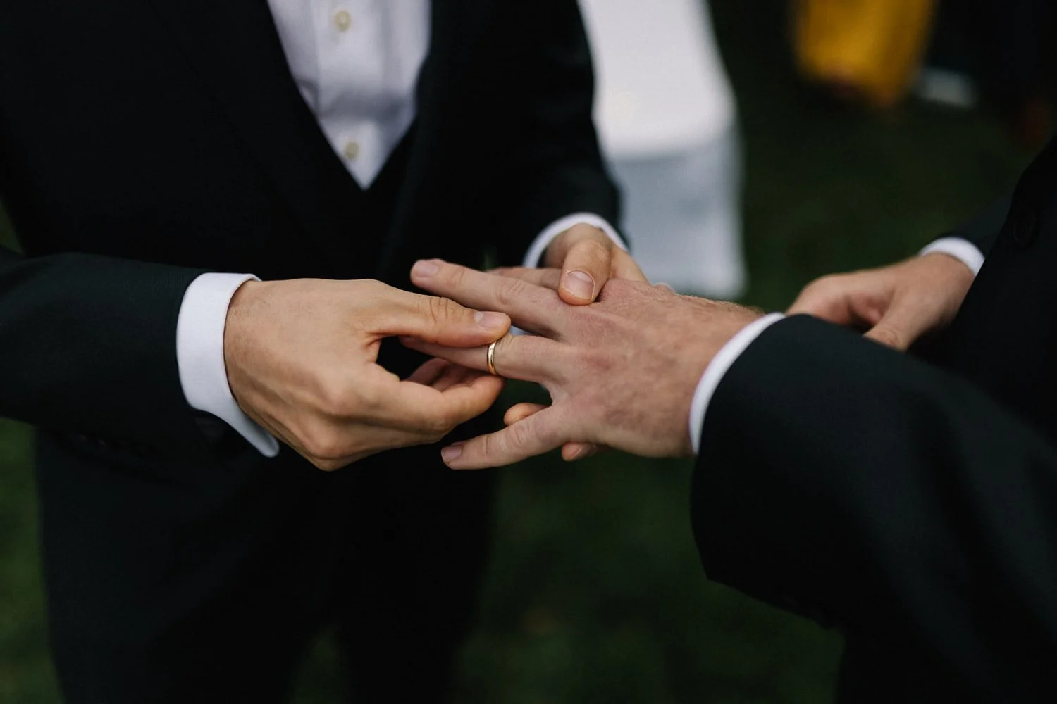 Detailaufnahme, Ringtausch, LGBTQ