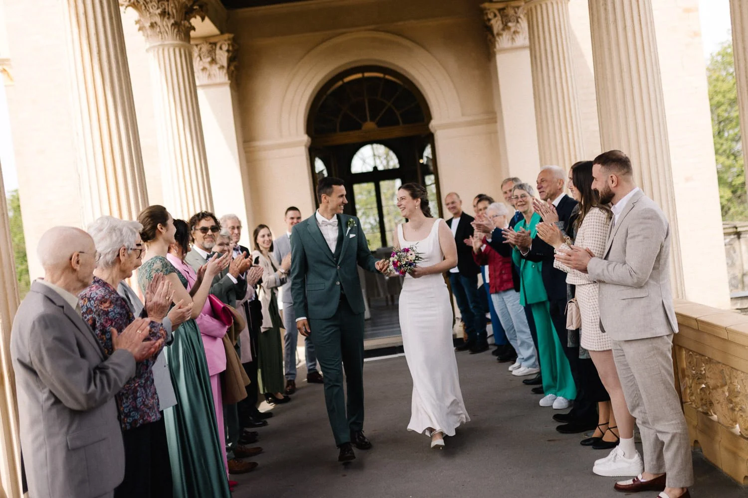 Auszug Brautpaar Maurisches Kabinett Potsdam