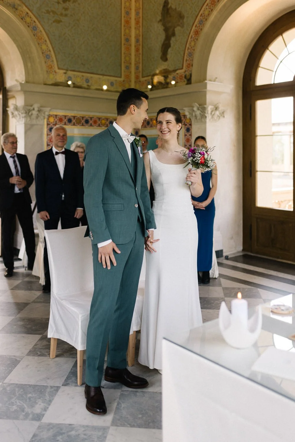 Trauung Maurisches Kabinett, Brautpaar, Belvedere Pfingstberg Potsdam