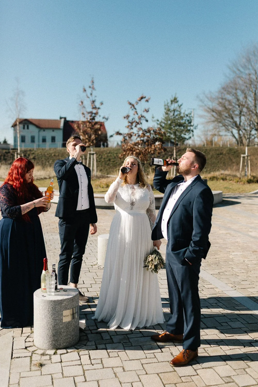 Sektempfang Hochzeit Standesamt Hohen Neuendorf