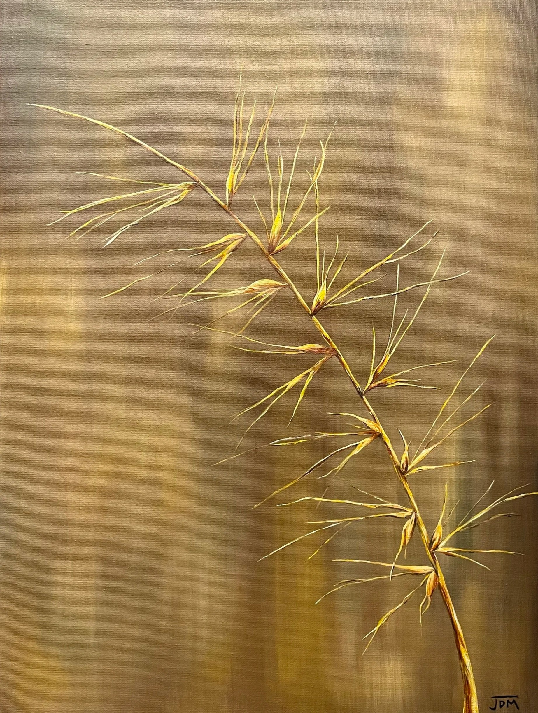 Flare of the Bottlebrush Grass - Oil Painting (Prints 8x10)