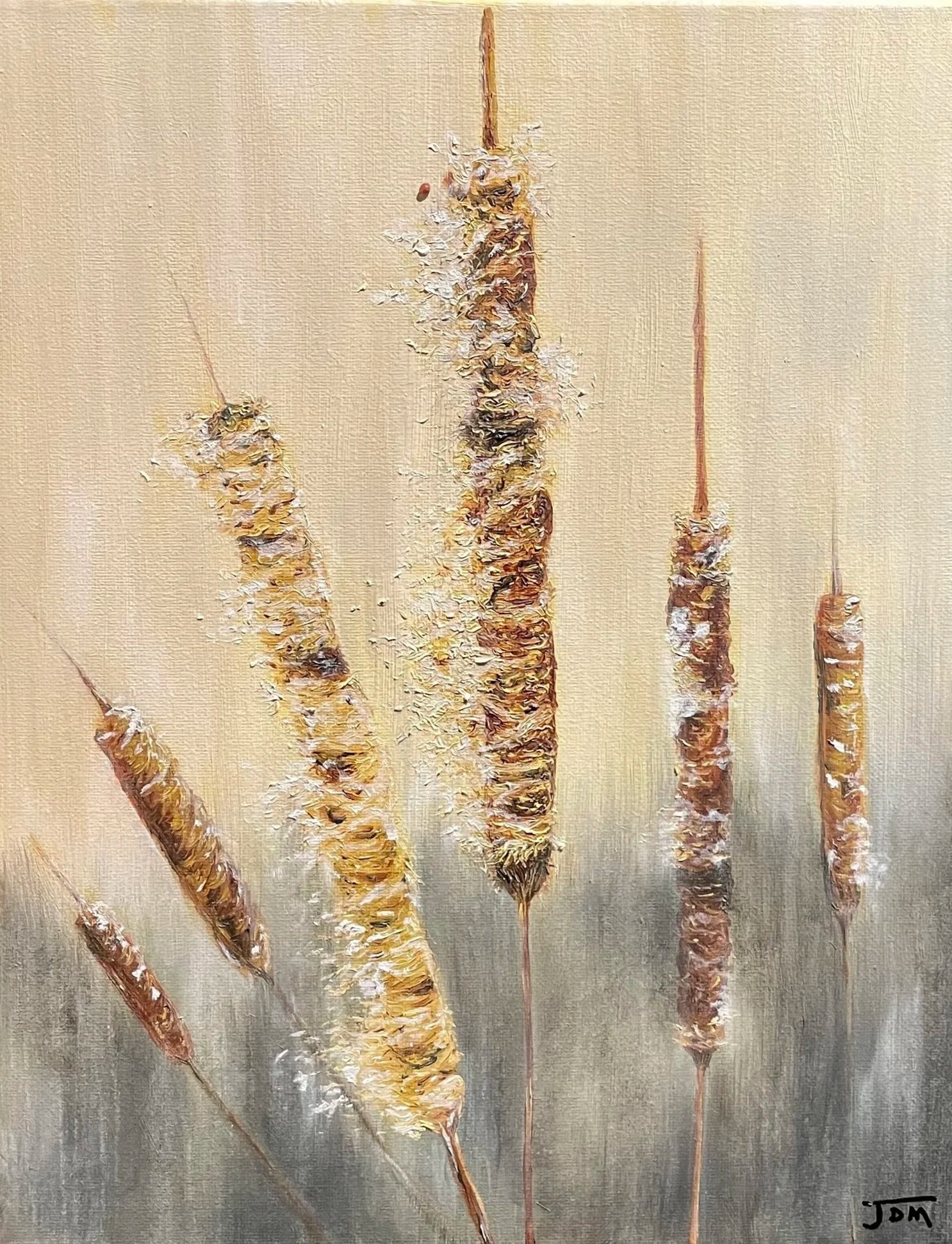 Reeds of Influence - Oil Painting (Print 8x10)