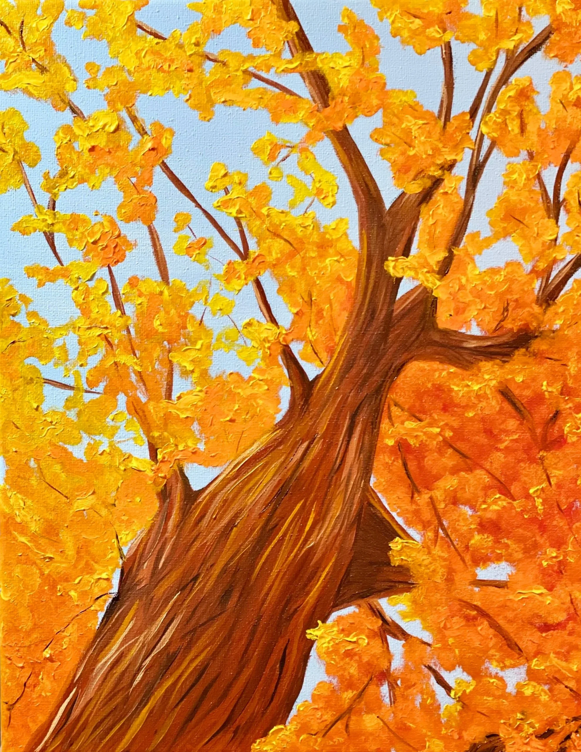 Transformation Rising - Oil Painting