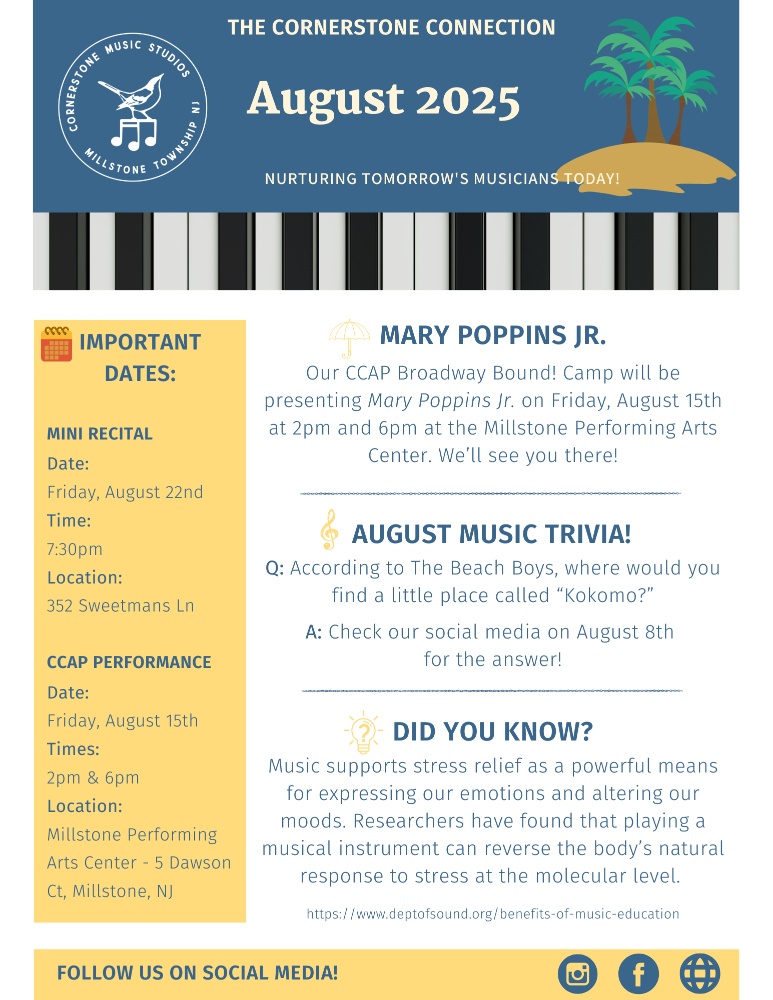 August 2025 Newsletter