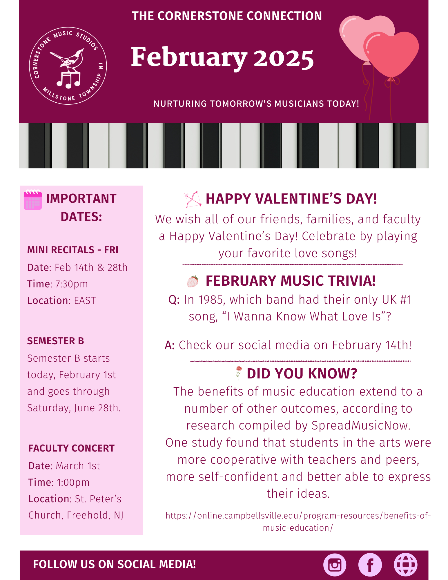 February 2025 Newsletter