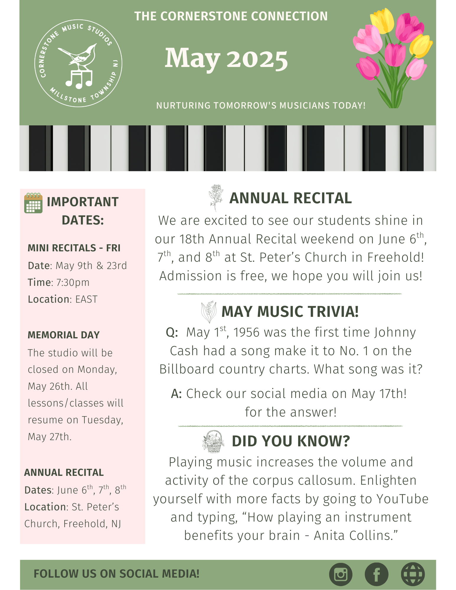 May 2025 Newsletter
