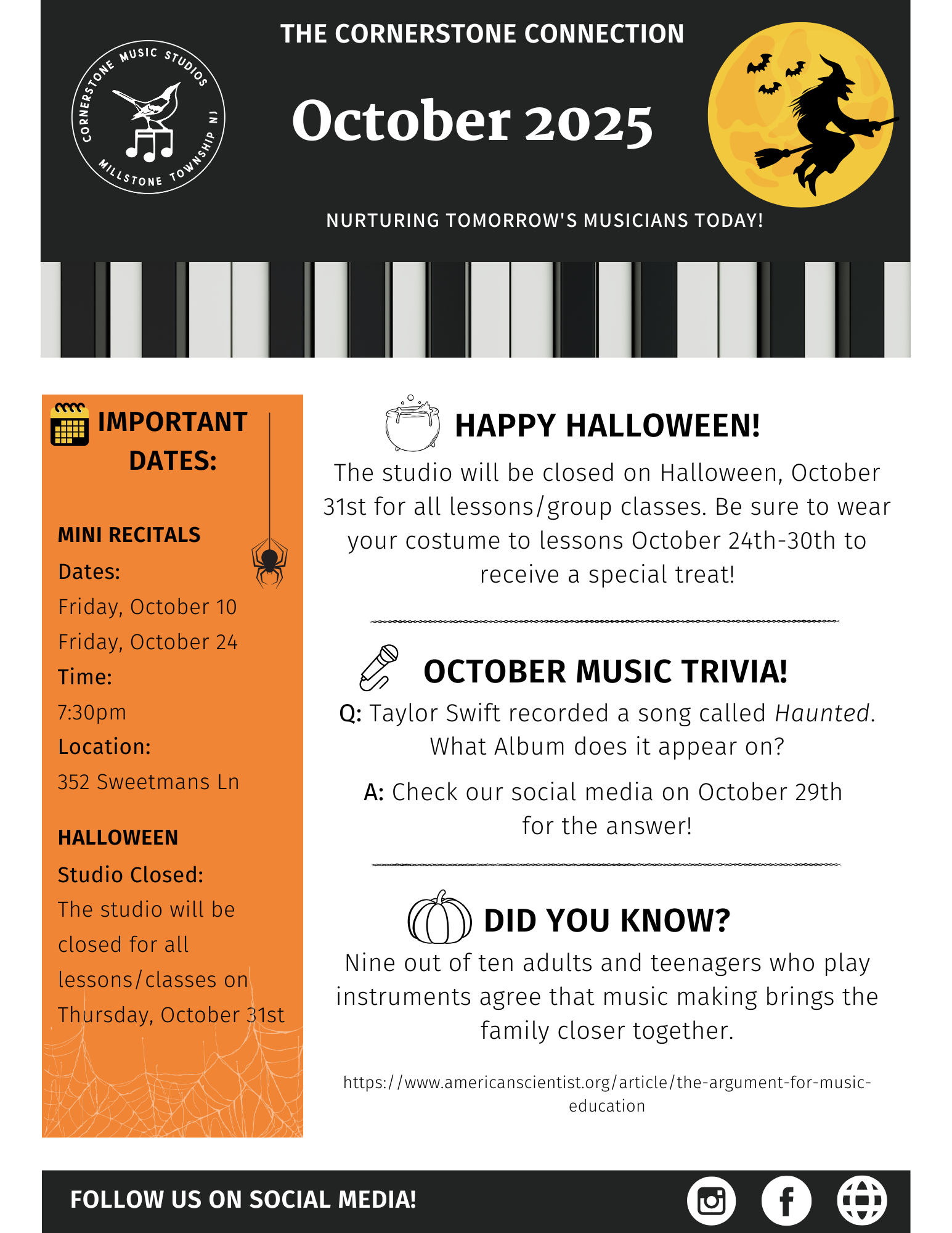 October 2025 Newsletter