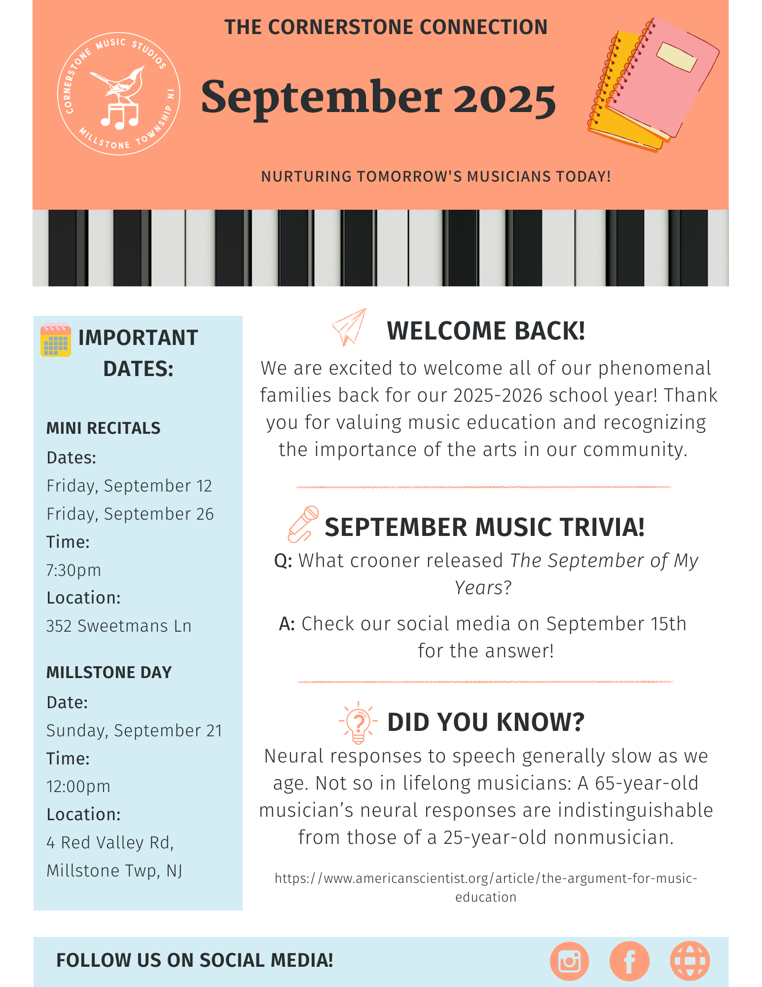 September 2025 Newsletter