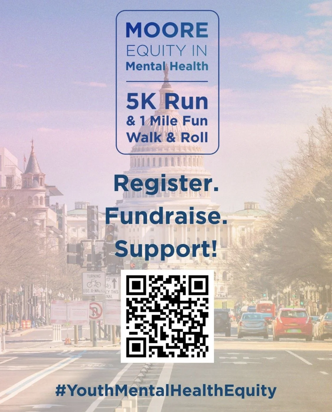 6th Annual APA. & APAF MOORE Equity in Mental Health 5K Run and 1 Mile Fun Walk & Roll