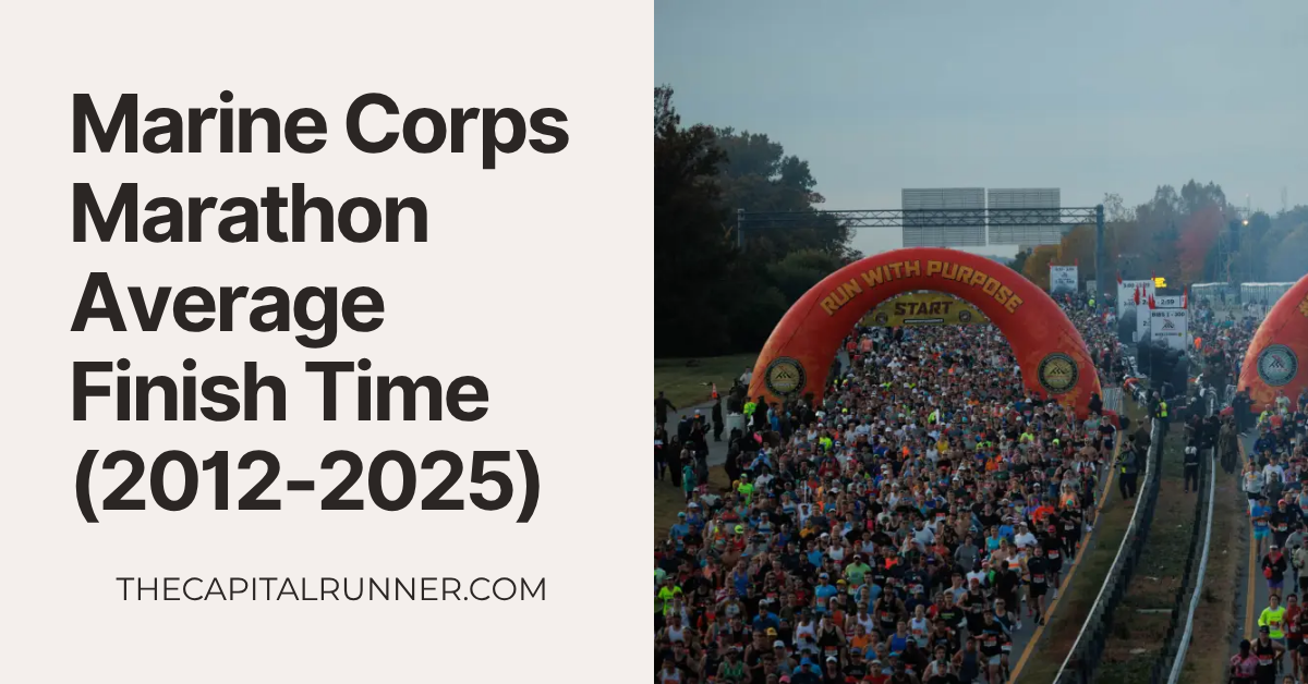 What 239,794 Finishers Reveal About the Average Marine Corps Marathon Time