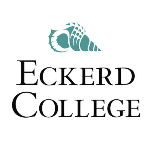 Eckerd College logo featuring a stylized seashell above the college name in bold letters.