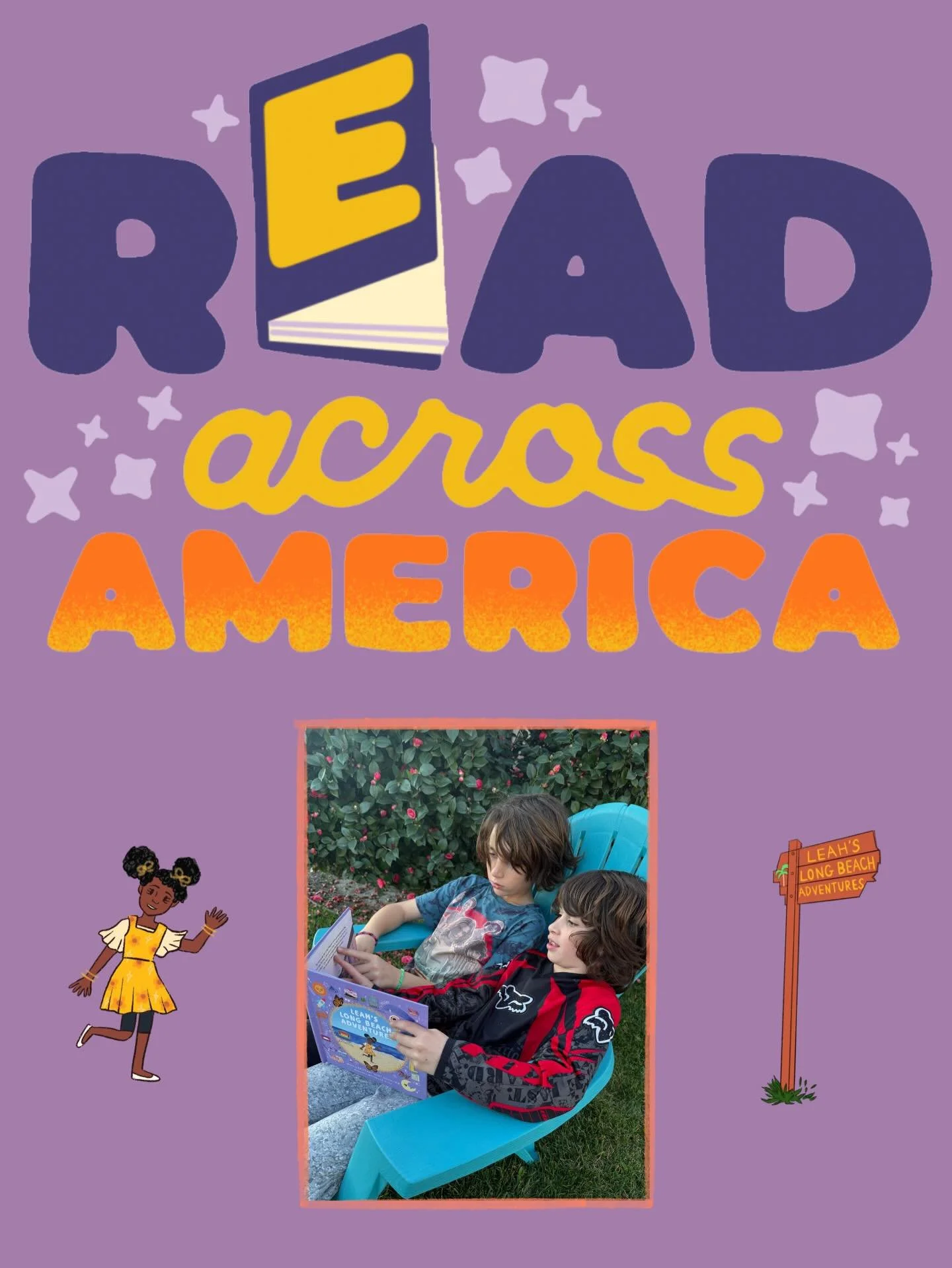 Tomorrow marks the first day of Read Across America week and my launch day! Here are my boys enjoying my advance copy when they first arrived in January. It&rsquo;s March now and time to share it with the world (Long Beach) 🥰

Read Across America da