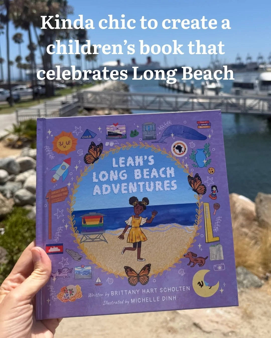 I had to do it&hellip; 

Kinda chic to highlight the cultural diversity of our city in Leah&rsquo;s Long Beach Adventures.

Kinda chic to be intentionally inclusive.

Kinda chic to teach children through this book about @longbeachcity.

Slide through