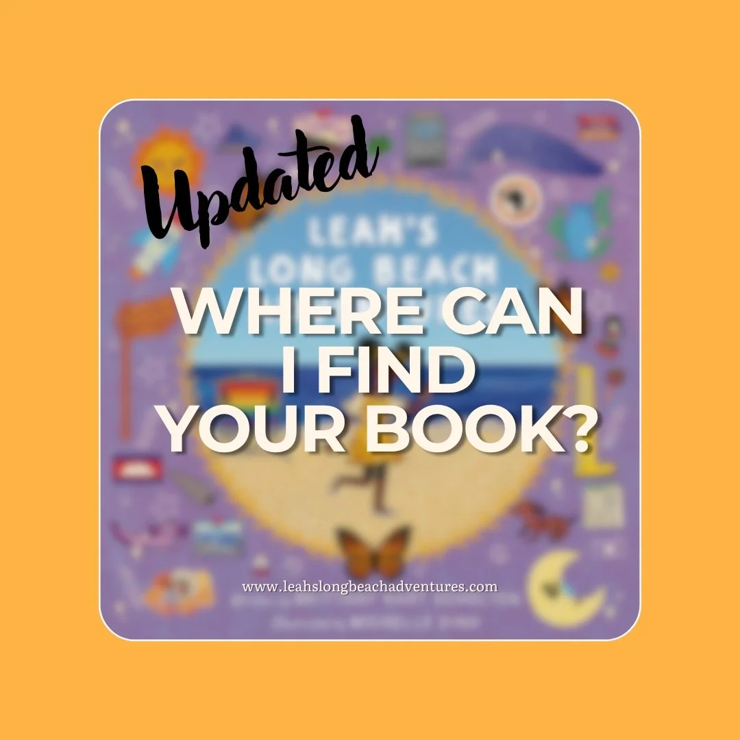 It's been 7 1/2 months since Leah's Long Beach Adventures hit shelves across the US. 💜

People often ask if they can find my book on Amazon. No you can't, but you can find it at all these amazing small businesses and nonprofits across Long Beach 🎉

