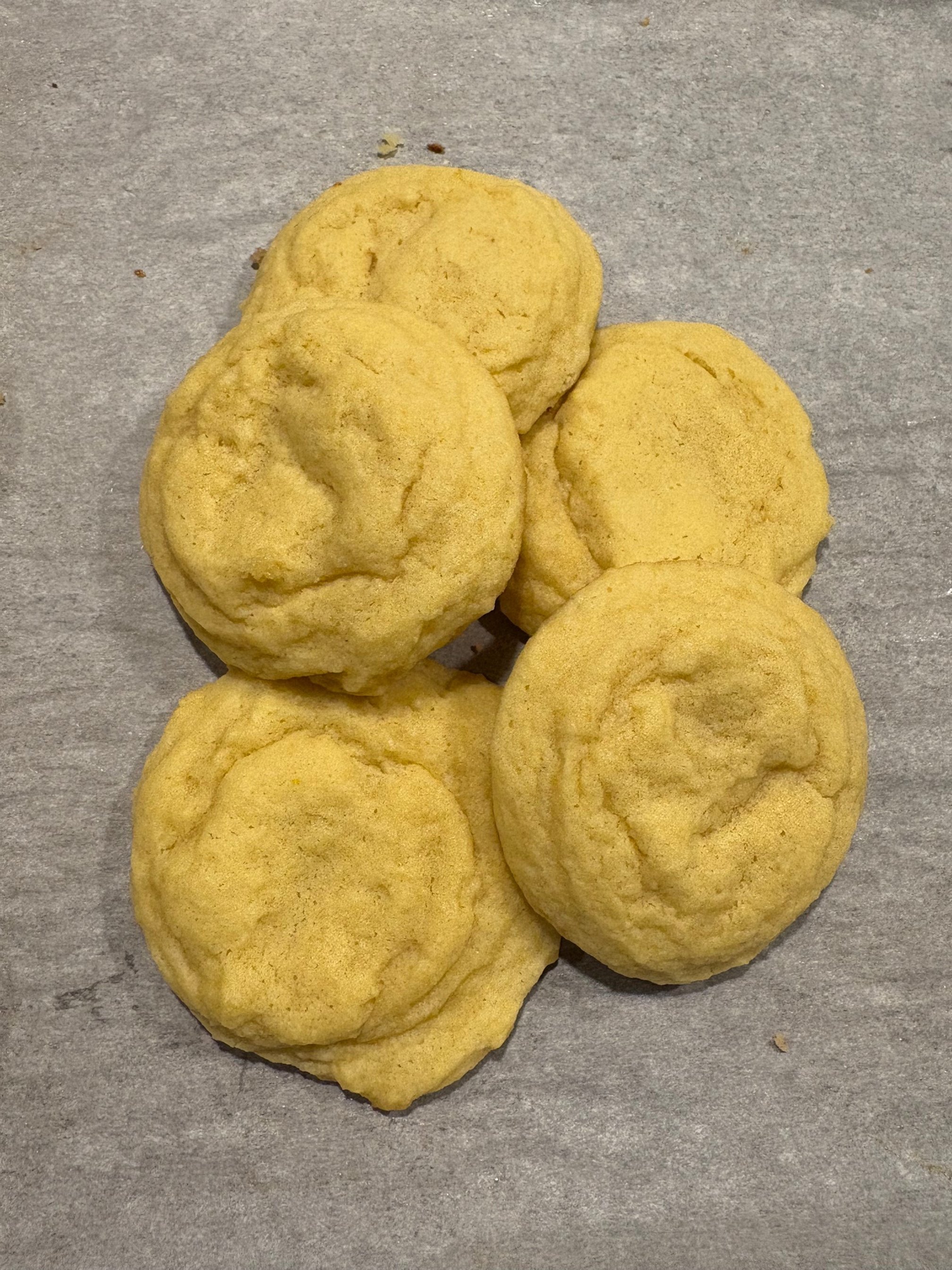 Lemon Sugar cookies (seasonal or by custom order) (pack of 6)