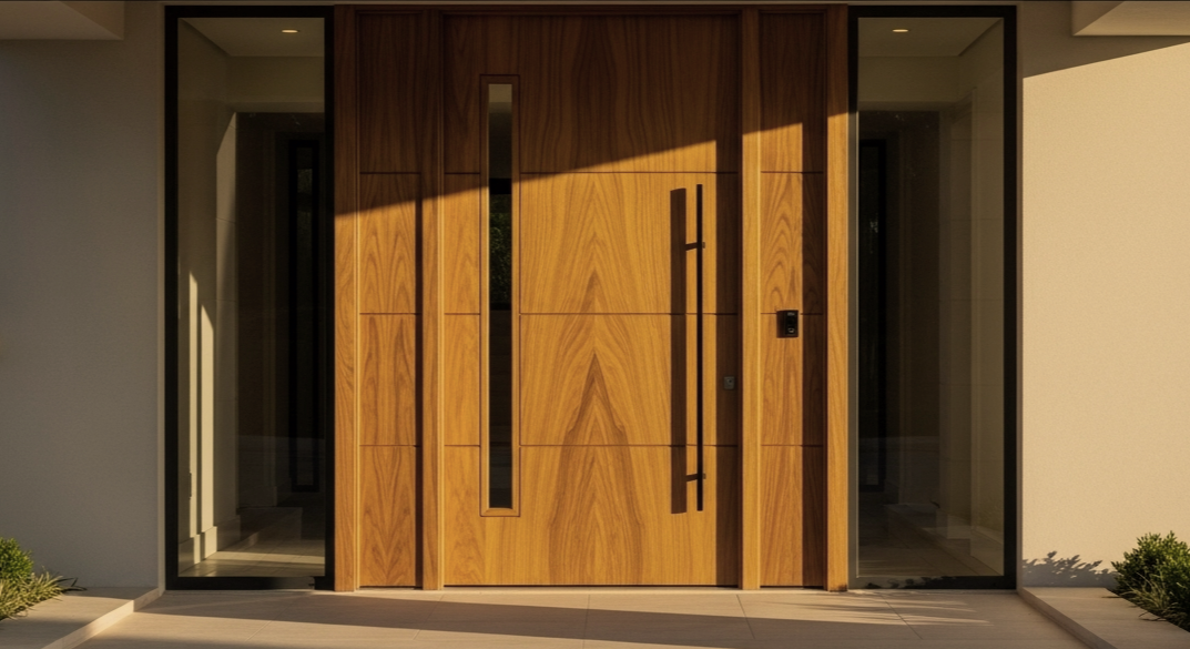 Premium custom wood door