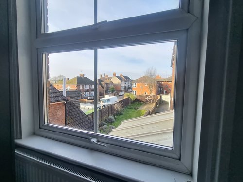 Clear replacement window glass unit installed in Aylesbury