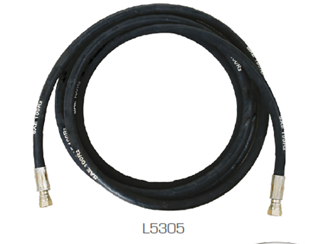 Manguera para aceite 1/2” x 1.5 metros para conexión de carrete a bomba (L5305)