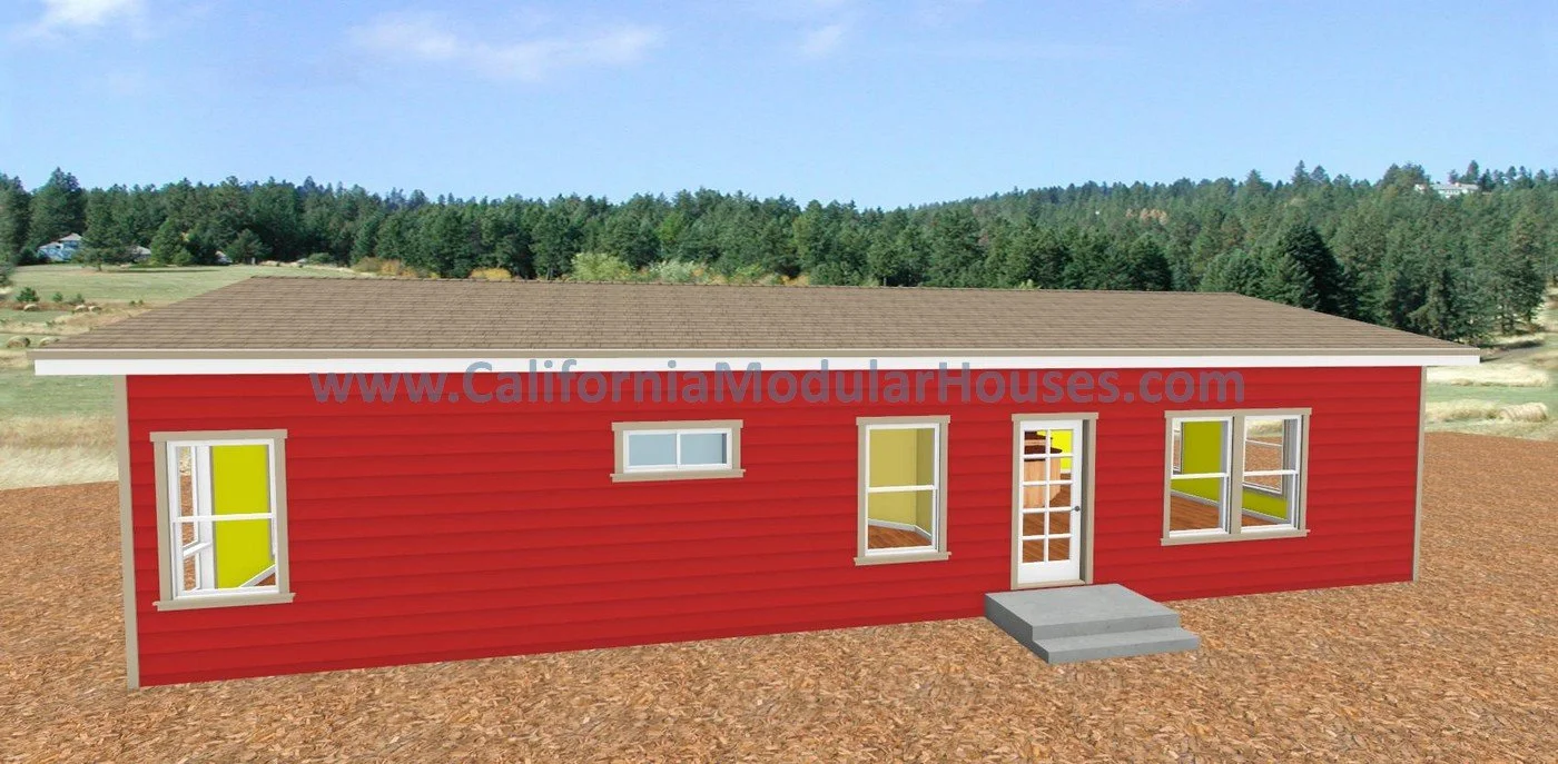 The Kinglet - Prefab Modular ADU Floor Plan — California Modular Houses ...