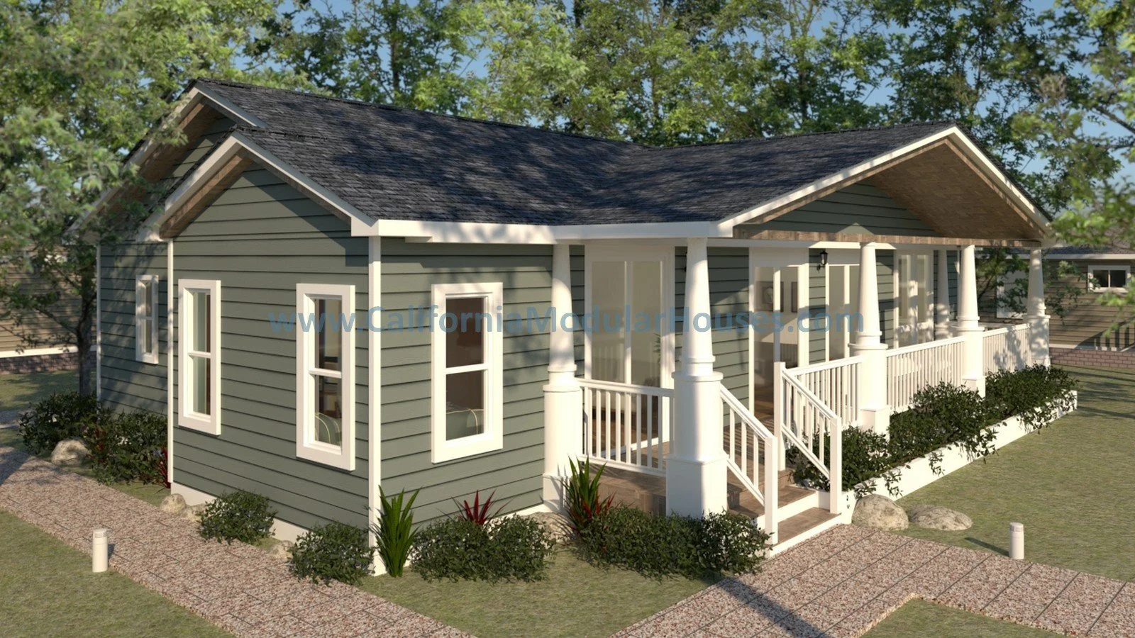 1200 Modular Home 1200-1999 Square Foot Modular Prefab Plans — California Modular Houses ...
