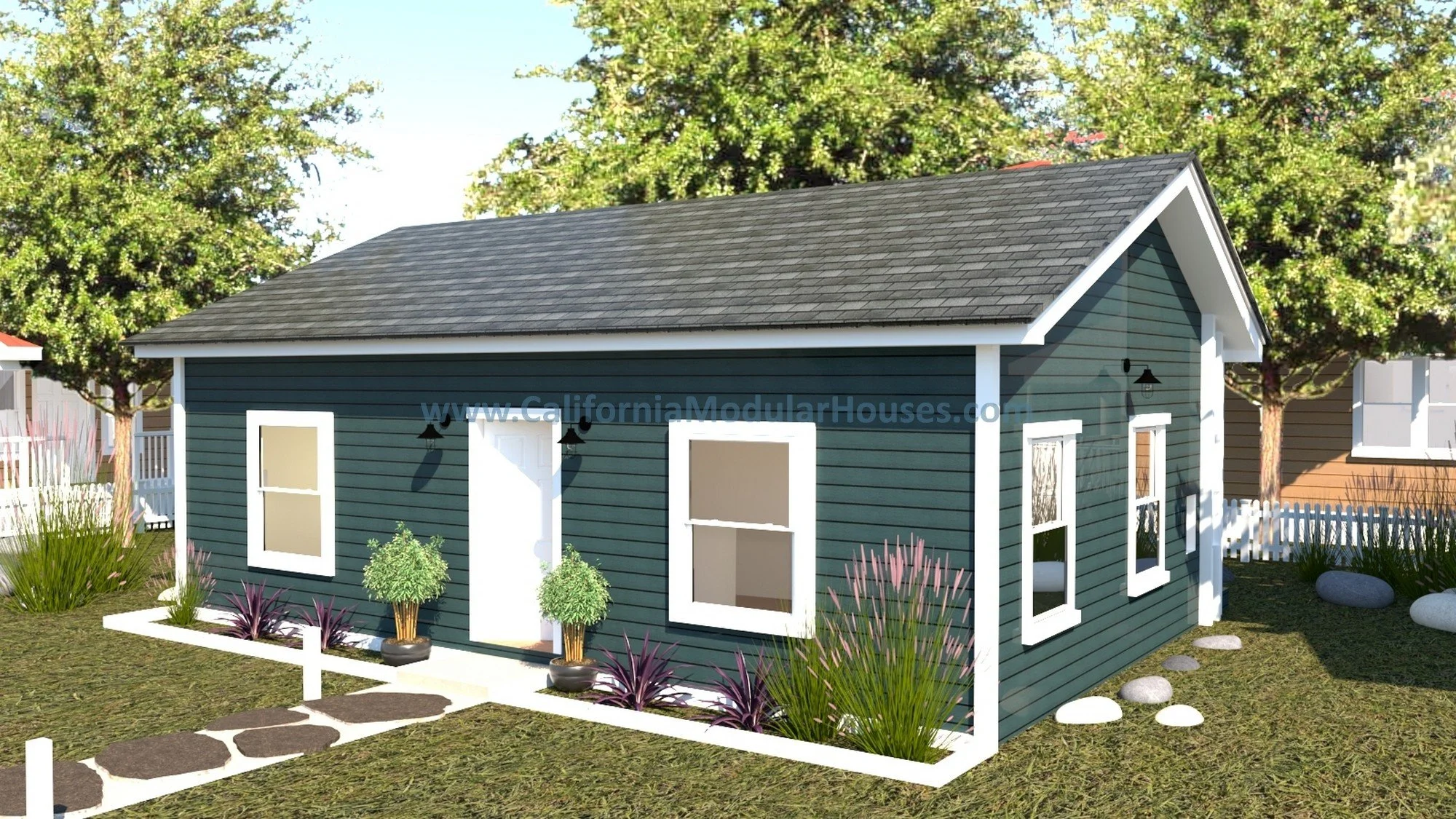 The Quail 696 SF · 2 BED · 1 BATH - California ADU Prefab Modular Temporary Discount