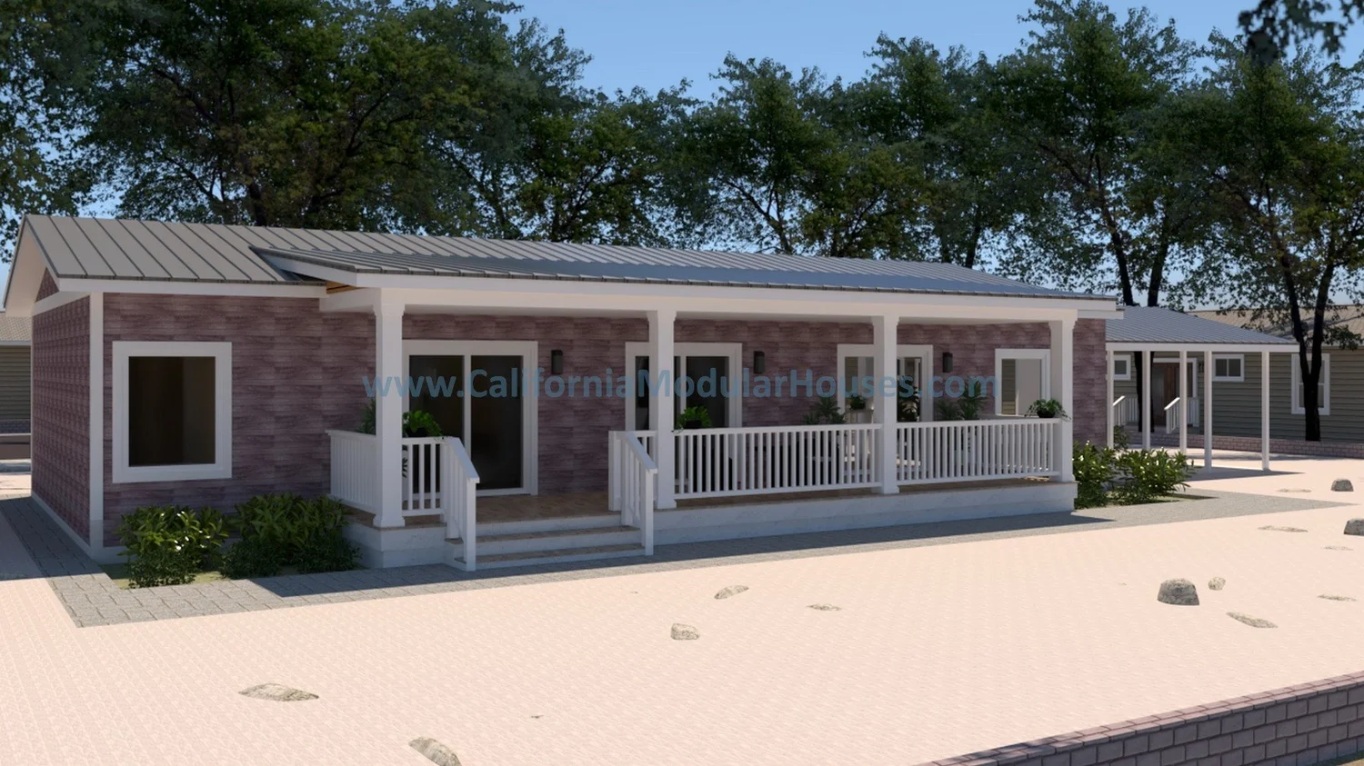 The Indio – 1,496 sq ft Prefab Modular Home Floor Plan — California ...