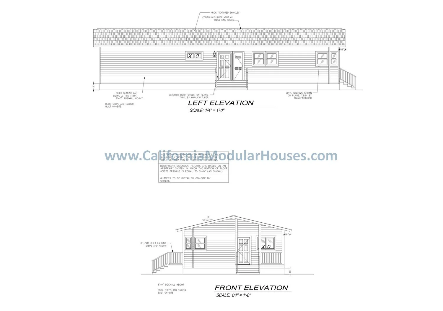 1200 Modular Home 1200-1999 Square Foot Modular Prefab Plans — California Modular Houses ...