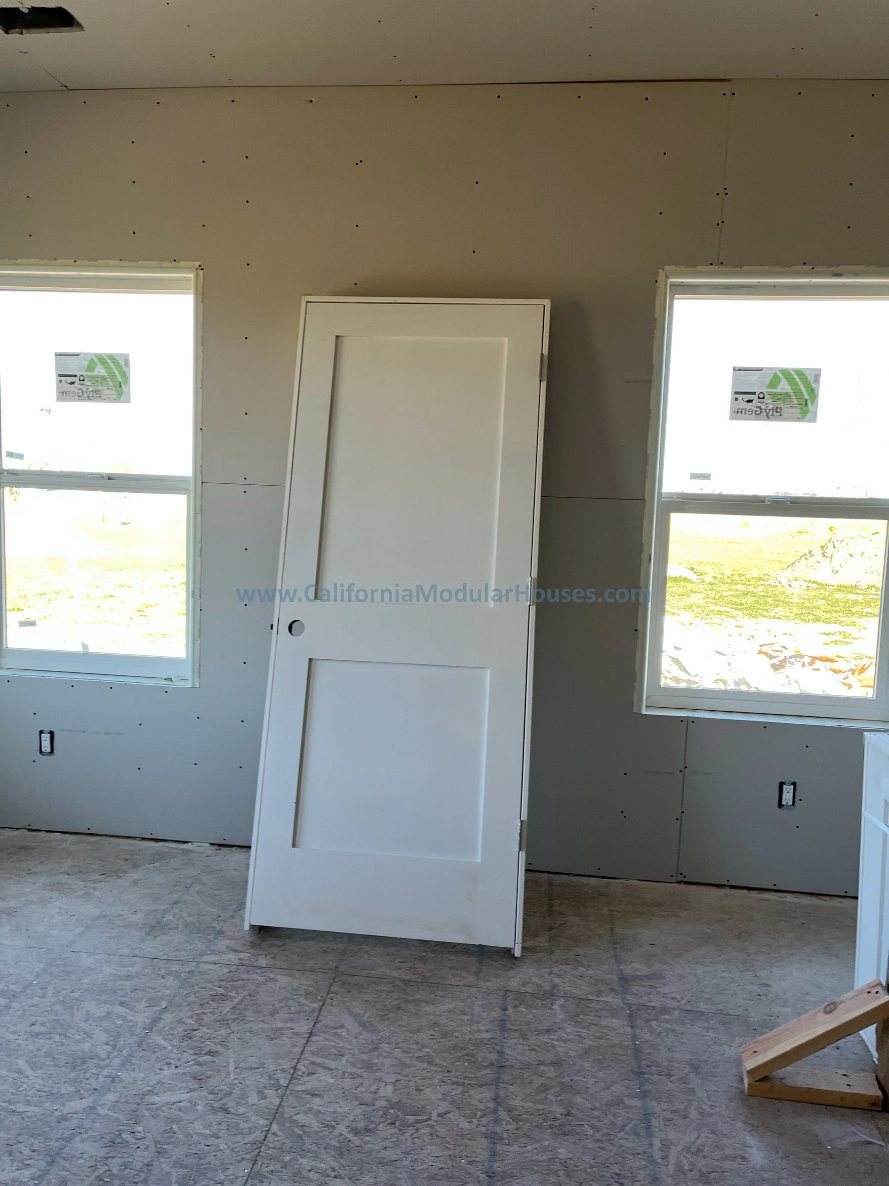 Living room Interior progress Image of a Factory Built Home for San Juan Bautista CA California Modular  Prefab modulars.  Modular House CA.  