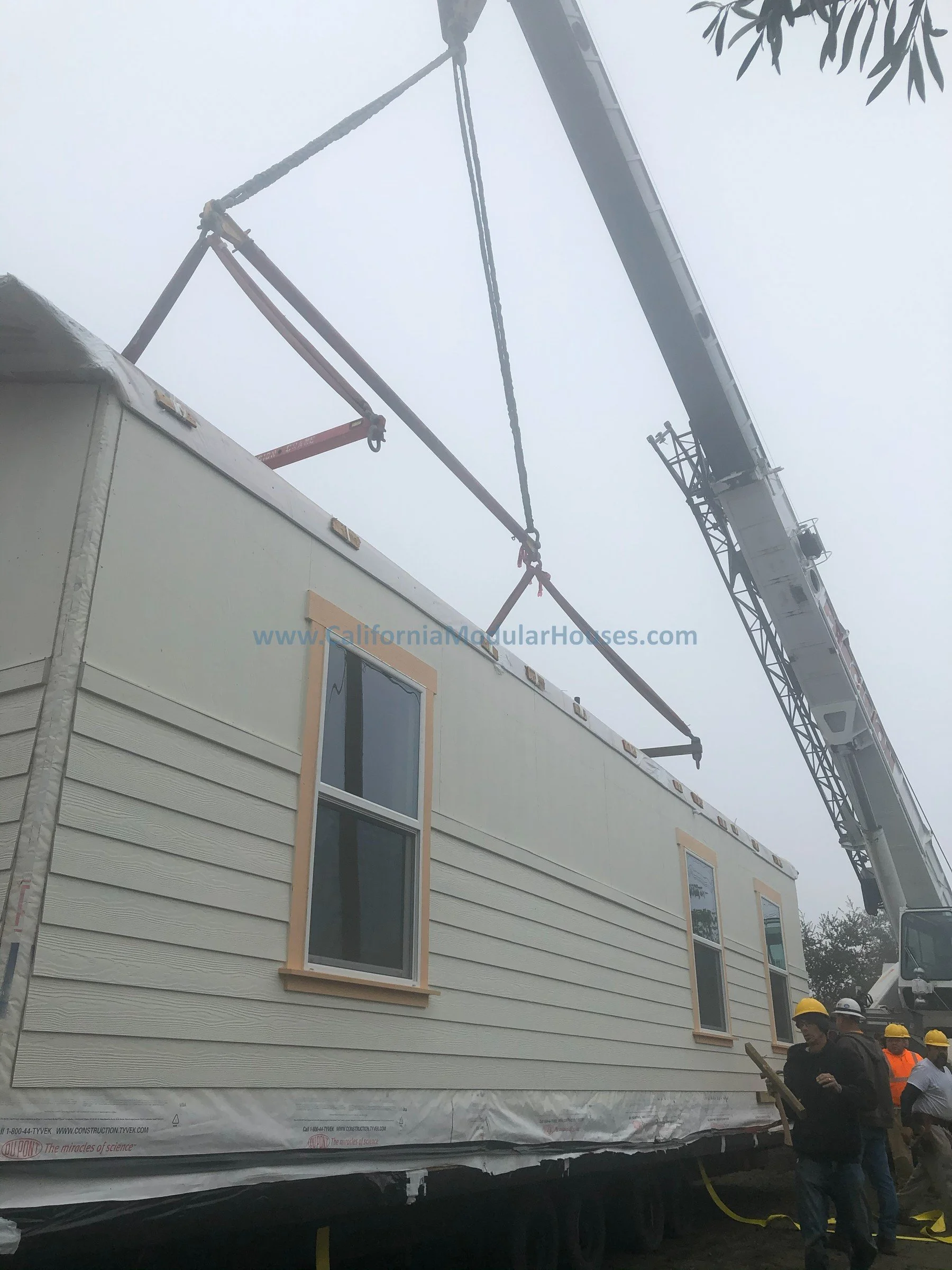 The Accessory Dwelling Unit and house were built in Contra Costa The on-site construction and crane set of this modular home and the ADU by the project General Contractor.  Prefab Modulars.  