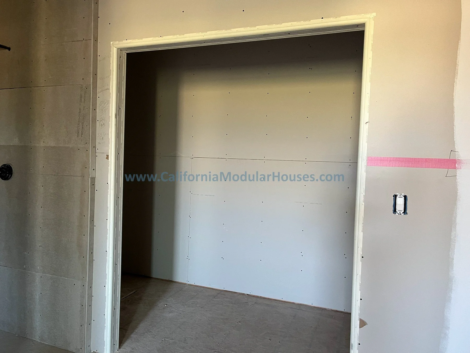 Progress mage of a Factory Built Home for San Juan Bautista CA California Modular  Prefab modulars.  Modular House CA.  