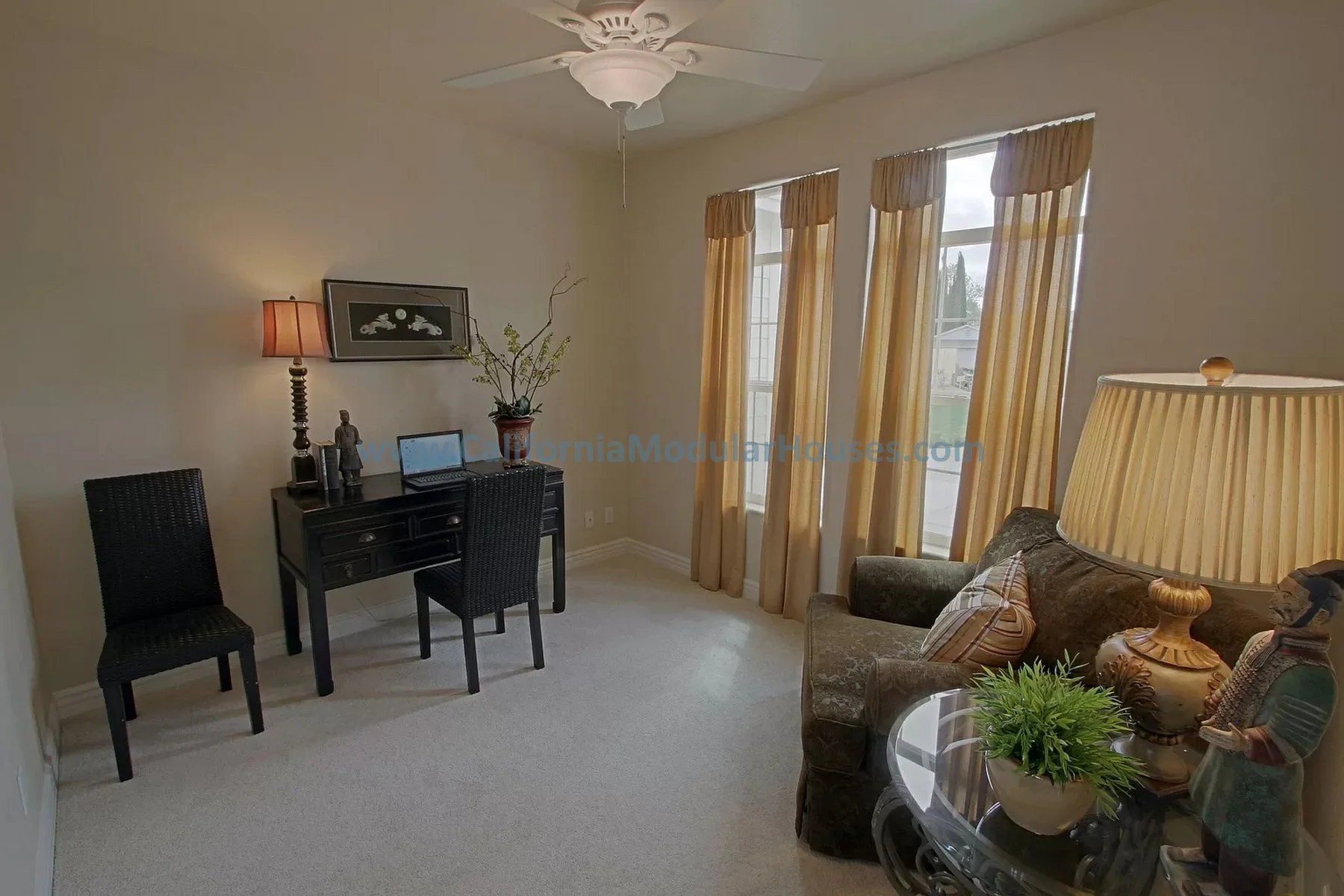 Prefab modular living room.