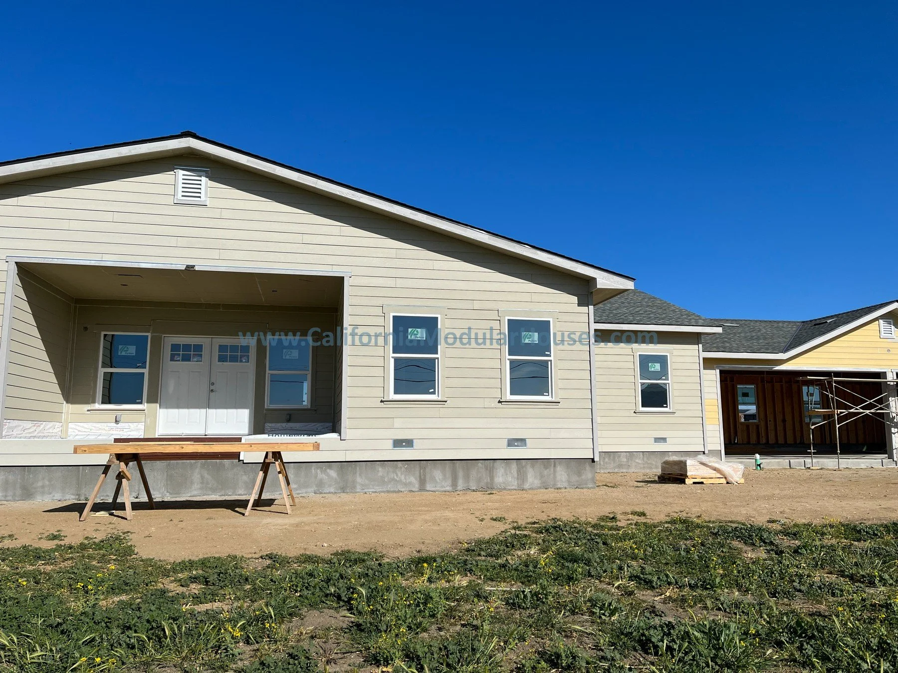 Image E exterior of a modular home that has 3 bedrooms and 2 bathrooms California modulars CA prefab